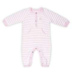 Striped Baby Romper Baby Fashion RP: 40.95 BBDPA36AZUL BBDPA36ROSA BBDPA36GRIS 100% cotton knit romper - 180 gr. Pattern: striped. Front pocket.