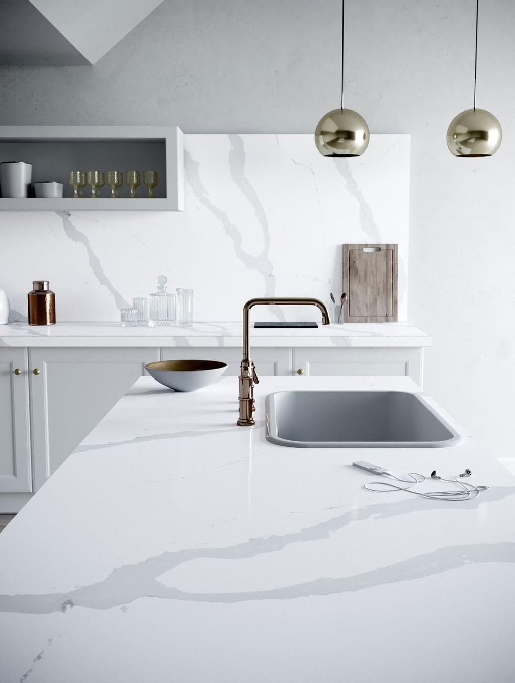 Resistance to Stains Silestone is a non-porous surface which is highly
