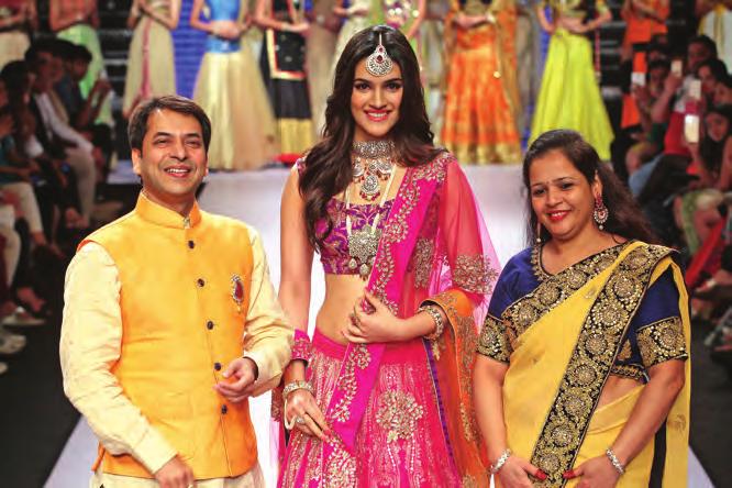TRADITIONAL TONES Sunil Jewellers, specialists in kundan meena and jadau ornaments, presented a collection rooted in tradition at the IIJW.