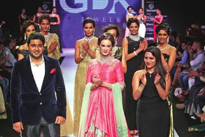 BRIDAL SPLENDOUR The Gems and Jewellery Trade Council of India in association with GDK Jewels presented two sensational collections by National Institute of Design graduates, Dhruv Singh and Avantika