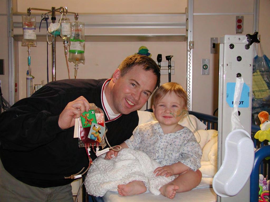 Transplant Day! I received my transplant on April 1, 2005.