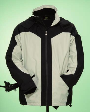 ..MCJ09999 Men s Wear Softshell Jacket - Green/Black Softshell jacket with hood - perfect for active days