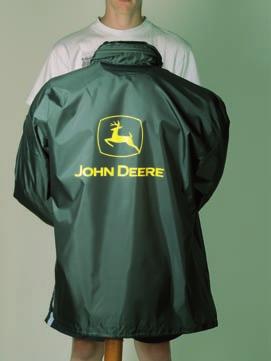 ..MCJX9999 Classic Anorak Brand new design. Pre-waterproof coated polyamide. Bottle green and yellow piping.