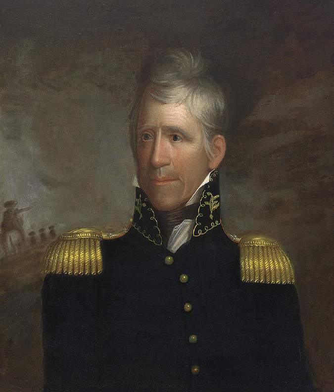 Andrew Jackson United States General whose victory at the Battle of New Orleans helped him to become the 7 th President of the United States.