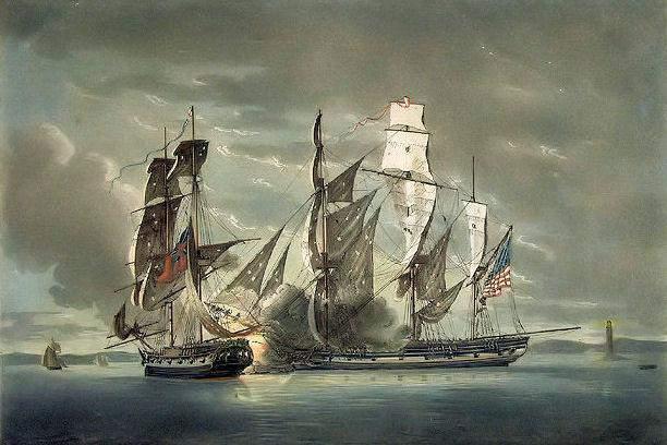 Privateer An armed, private ship that protected American ports. This painting is titled A View of His Majesty s Brigg Observer, Commanded by Lieut.