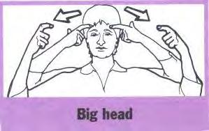 Use big head to describe somebody who is arrogant,