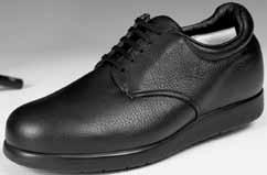 7-12, 13 490 40822-11 Black Pebble Leather Moldable, Total Contact, Dual-density Insert Seamless, Moldable Deerskin Lining Polyurethane Outsole with Wide Shank Extended Medial Heel
