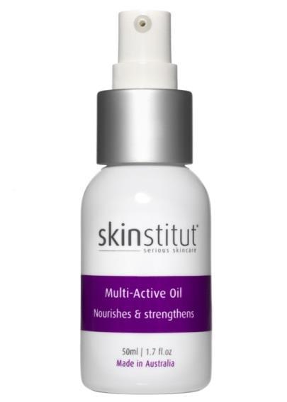 Multi Active Treatment Oil Use: Skin Conditions: Contraindications: For dehydrated, sun damaged, sensitive and ageing skin All skin conditions excluding acneic skins Not recommended for acneic skins