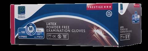 The reduction in proteins means the gloves can be worn by the vast majority of wearers without adverse reaction. The absence of also helps to minimise the risk of induced contamination.
