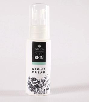 PURE SKIN Night Cream (50ml) Only R60 Night Cream is a mild, hypoallergenic cream that moisturises, restores skin ph and hydration.