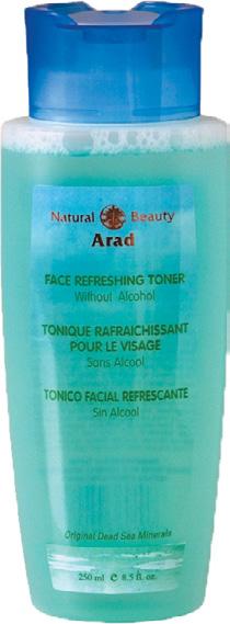 FACE REFRESHING TONER for all skin types Specially formulated no alcohol, increasing its supply of oxygen and other nutrients.