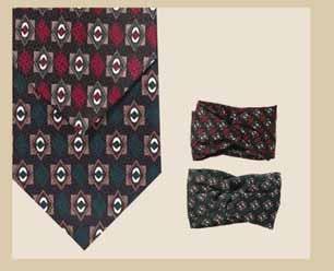 and durability CH10-10 All men s ties fully lined tip-to-tip Bar tacked at both ends for extra strength Generous 58" length & 3 3/4" width All women s neckwear is adjustable, loop ascot has velcro