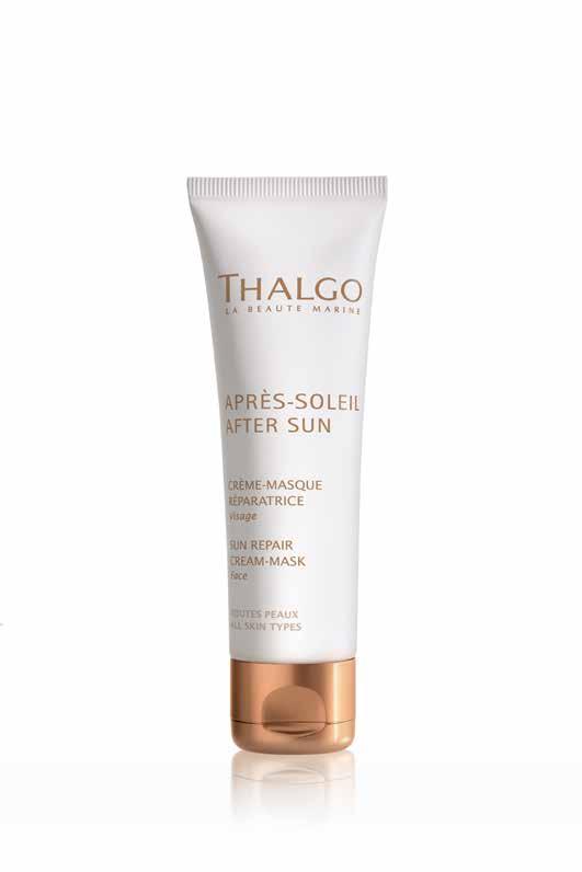 SUN CARE SUN-REPAIR CREAM MASK Product Sheet SOS sunburn - Face & Décolleté FOR WHOM: For anyone wanting to soothe their skin after exposure to the sun and wishing to prolong their tan.