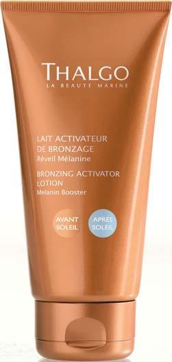 SUN CARE BRONZING ACTIVATOR LOTION Product Sheet Melanin booster - Face & Body FOR WHOM: For anyone seeking a product to deepen and prolong their tan with less exposure to the sun.
