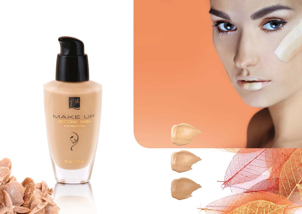 discover FM fl05 the charm of NATURALNESS Natural Cream SECOND SKIN FOUNDATION Second skin foundation FM fl06 Sand Beige FM fl07 iridescent pigments perfectly adapt to natural complexion, reflect the