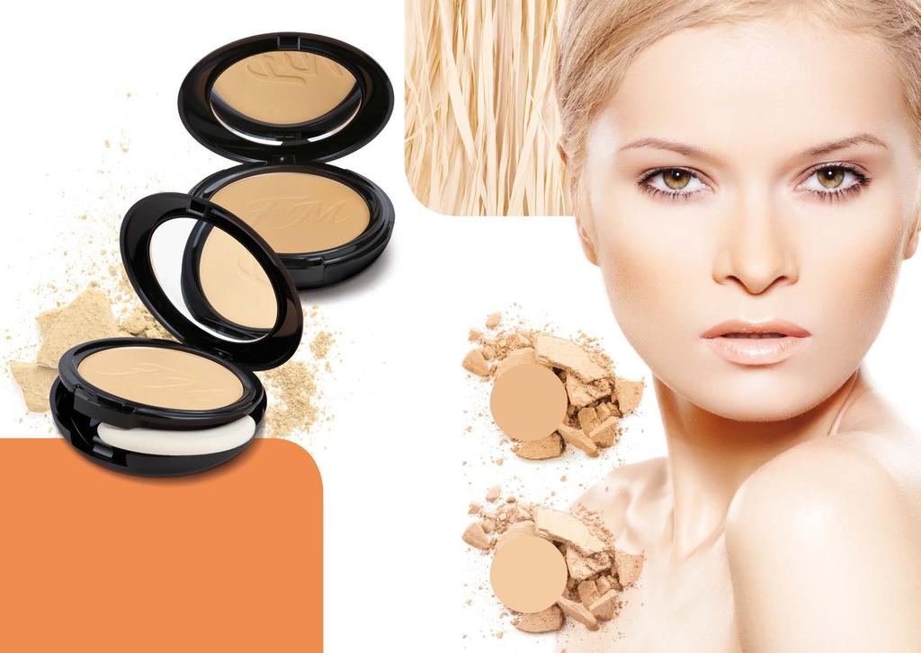 1 MINERAL POWDER Mineral powder mattifying effect specific gradation of micro molecules of talc, mica and titanium oxide provides the skin with an optical matte effect for a natural-looking