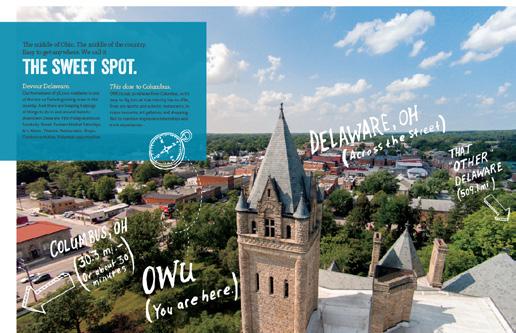 Much the way the OWU community s hunger for new experience and knowledge defies barriers and convention, the look of the brand design should feel similarly unconstrained.