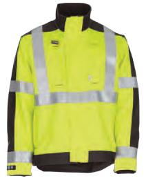 Jacket 274P76A As well as being flame retardant, this high performance jacket is anti-static, high visibility and certified against the thermal hazards of welding and electrical arc.