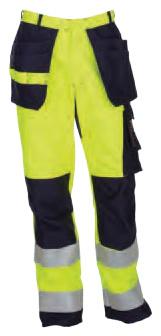 Craftsman Trousers 177P76A As well as being flame retardant, these high performance craftsman trousers are anti-static, high visibility and certified against the thermal hazards of welding and