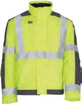 Winter Jacket 572P98A Warm jacket in laminated fabric with quilted FR lining. Certified anti-flame, high visibility and certified against the thermal hazards of electrical arc.