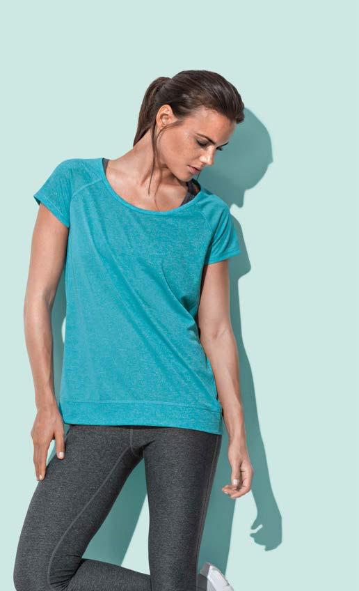57 ST8200 ST8300 Active Melange Modern sportswear in melange colours with excellent freedom of movement.