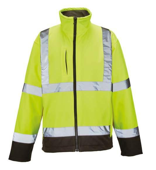 2 2 1907Y (Yellow) 1907O (Orange) High Vis Yellow/Orange Bomber 00D polyester PU coated fabric with 180g fleece faced quilt lining