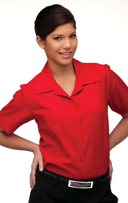 B3333QWNSRED Red polyester short