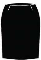 Black Easy Care Style Guide Polyester Microfibre Suiting Jackets Ladies Tunic Pants J01700MEMPBLK J35000EMPBLK