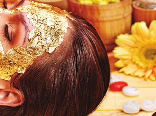 GOLD SKIN CARE *Provides tightening and stretching: Gold slows down collagen reductions and prevents elasticity losses.