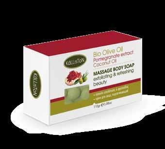 110gr Massage exfoliate & euphoria soap with bio olive