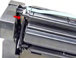 Remove the spring on the inner part of the cartridge.