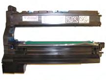 failure to completely remove any remaining original toner may result in blotchy prints or a leaking cartridge. A B.. 3.