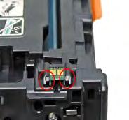 HP CP1215 / CP1210 / CP1518 / CP1525NW / CP5225 / CM1312/ Laser Pro 300 / Laser Pro 400 CANON CRG-116 / 118 / 125 Hole Making Too Smart Chip Duct Tape or Electrical Tape Rest the Hole Making Tool on