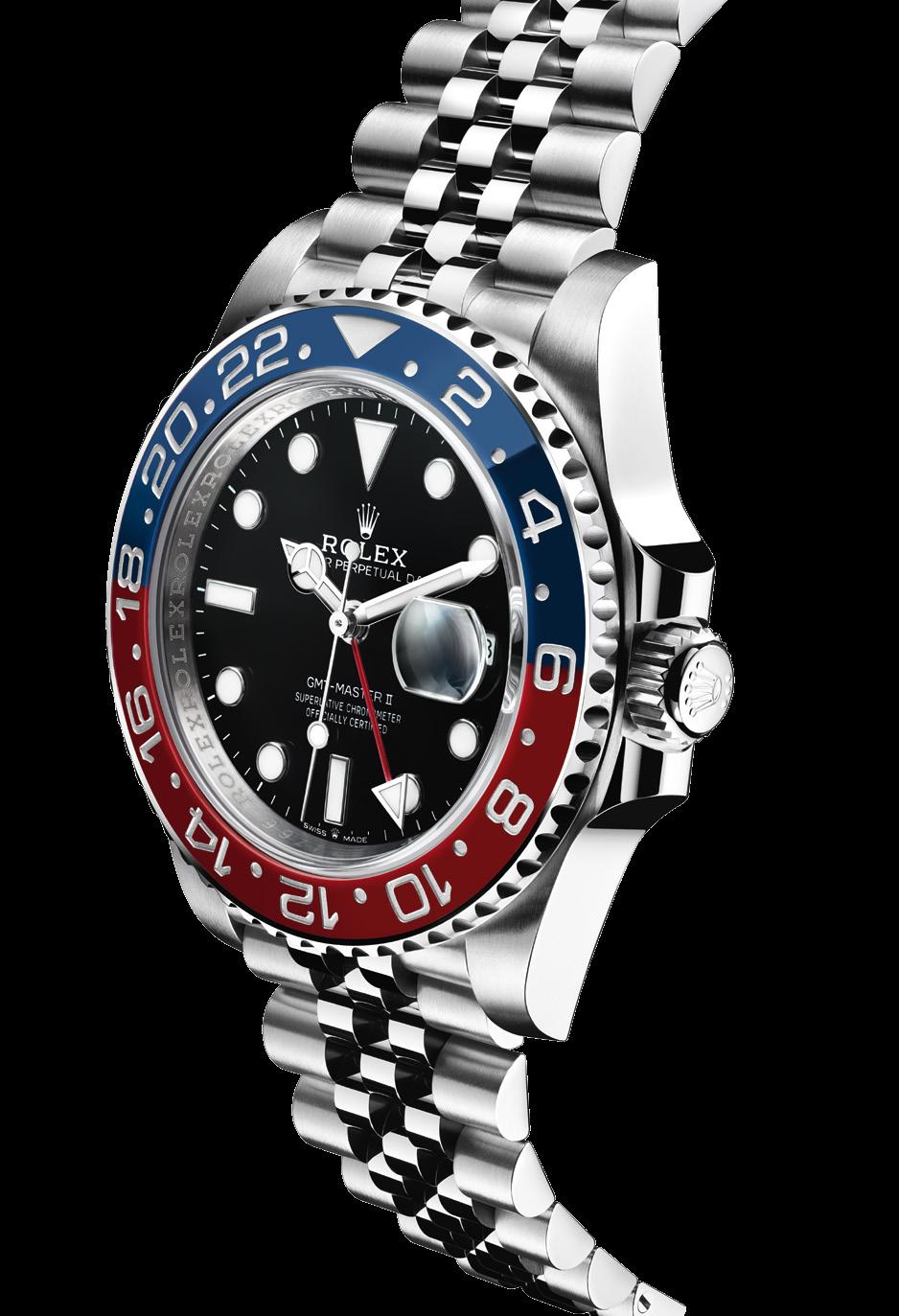 Over the years its emblematic bezel has been presented in various colours, in both single and two-coloured combinations.