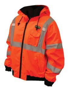 Scotchlite Reflective Tape #GLO-EB1 med - 4X, ask about our silk sceening process for logos - Hi-Vis Bomber Outer Liner