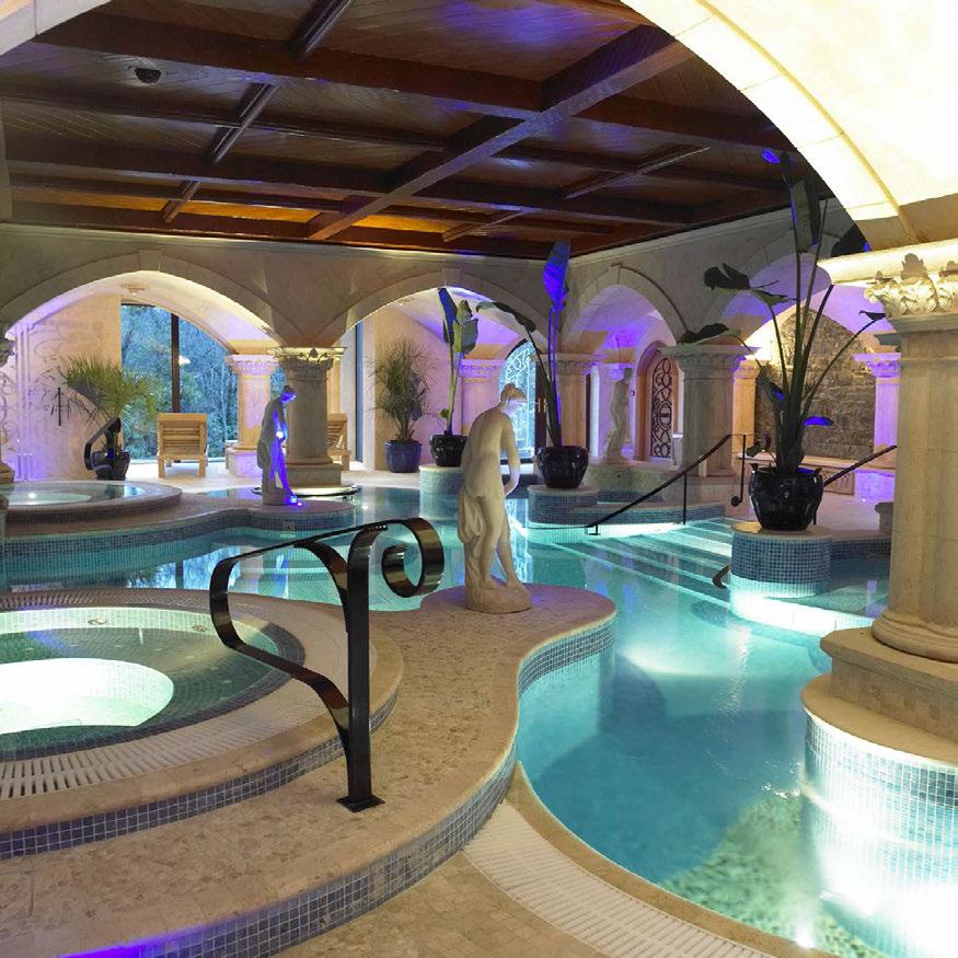Spa Facilities VITALITY POOL Warm balmy waters help to soothe and ease aches and pains. Relax as a multitude of air and water features gently massage those hard to reach areas.