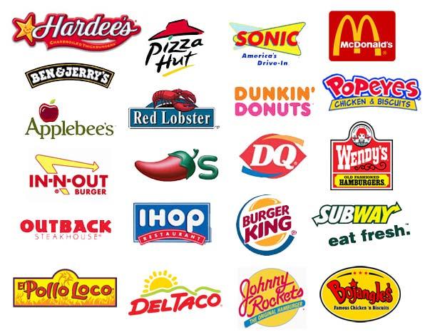 Popular Fast Food Logos Eat Fast, eat a