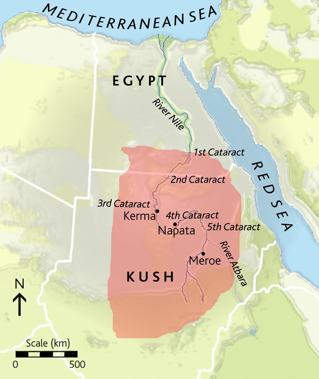 KINGDOM OF KUSH Millennium BC 3rd 1 Kerma 2500 1500 2 Egyptian New Kingdom 1550 1069 3 2nd Kingdom of Kush, Napatan period 9th c. 4th c. 4 Meroitic period 4th c. BC 4th c.