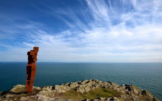 Photos of Two Other Works by Antony Gormley: