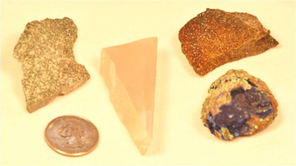 Lot #68 (4)Minerals (Rock Crystal,