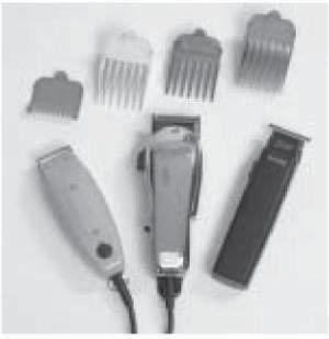 Razors can be used to create an en re haircut, to thin hair out, or to texturize the hair in certain areas. Razors come in different shapes and sizes, with or without guards.