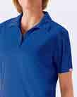 Poly Performance Fabric, 100% Polyester SK91 BK black (Reg) XS-3XL BK, NV, RD, RB RD red RB royal blue Women s polo and