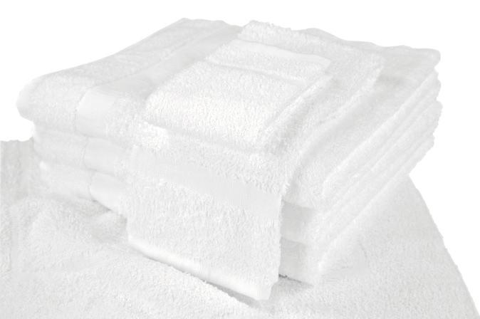 Linens Towels, Washcloths, and Mats These white washcloths, towels, and mats offer great comfort and performance.