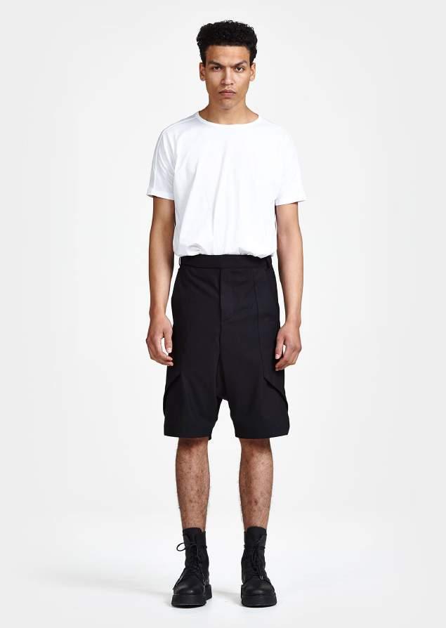 19 29 1-1 Layer Shorts Loose fit cool wool shorts with dropped crotch.