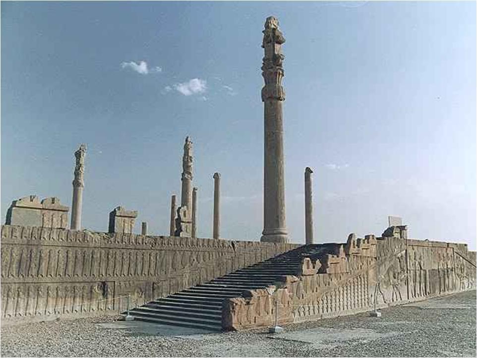 #30: AUDIENCE HALL ( APADANA) OF DARIUS AND XERXES PERSEPOLIS (IRAN TODAY). PERSIAN. C. 520-465 BCE.