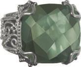 $244.00/each #AD-SSSQF-89 Sterling Silver Lady s Ring with 10x14mm checkerboard cushion Smoky Quartz. Size 7. $89.