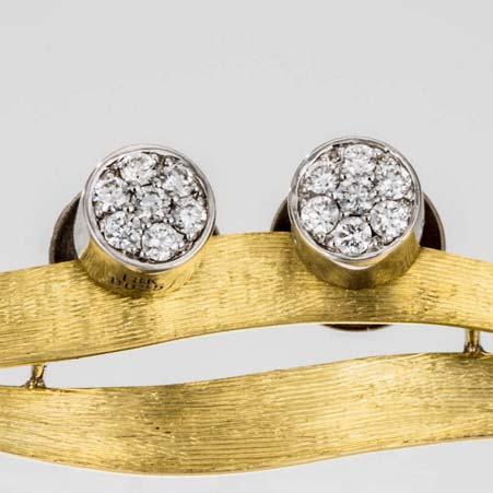 Artist: Eddie Sakamoto Name: Pave Style Diamond Stud Earrings in 18kt White Gold Item # 5378 ALU: ES TP04WGP 14 Diamonds at 0.