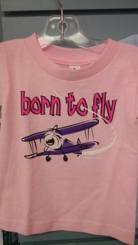 Born to Fly T-shirt Price: $10.00 (taxes incl.