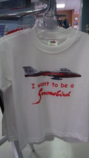 I Want to Be a Snowbird T-shirt Price: $15.00 (taxes incl.