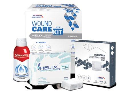 WOUND CARE KITS STANDARDIZE DRESSINGS IMPROVE CONTINUITY OF CARE WOUND CARE KITS: COLLAGEN POWDER COLLAGEN MATRIX CALCIUM ALGINATE FOAM HYDROGEL RECOMMENDED FOR: Diabetic ulcers,